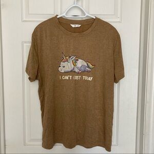 NWOT tired unicorn T-shirt